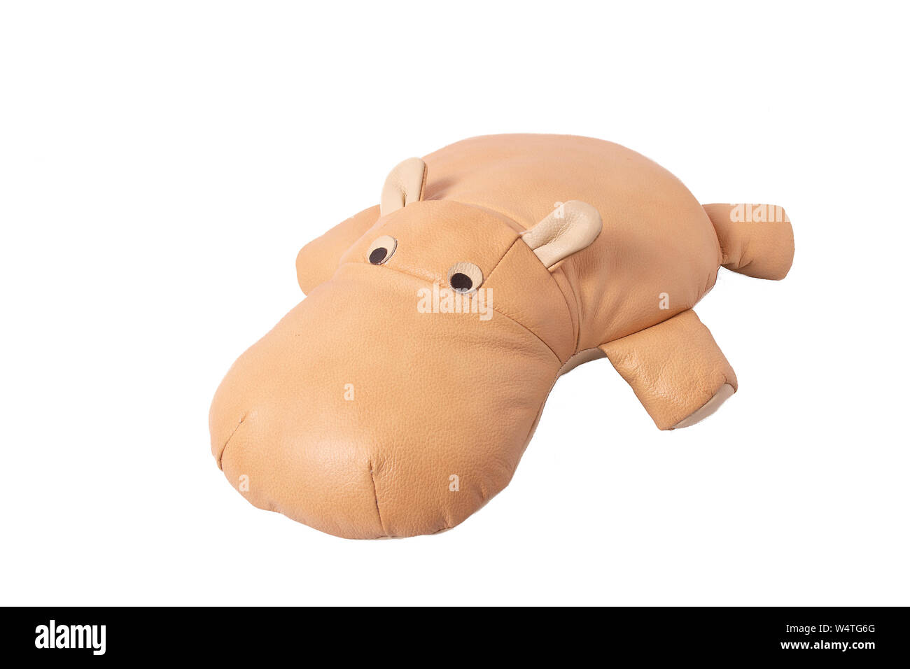 orange hippo stuffed animal