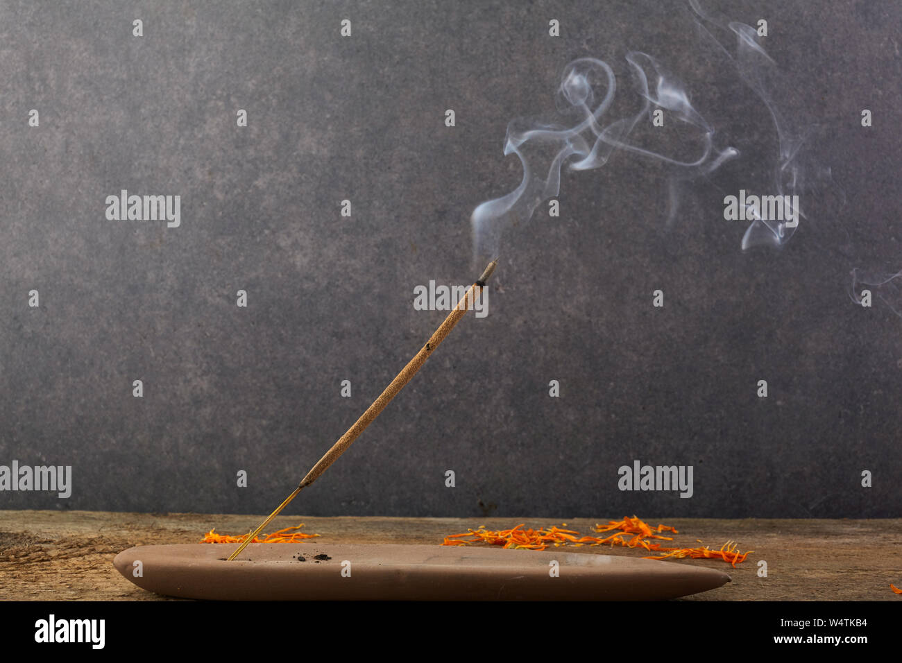 Smoke of incense burning hi-res stock photography and images - Alamy