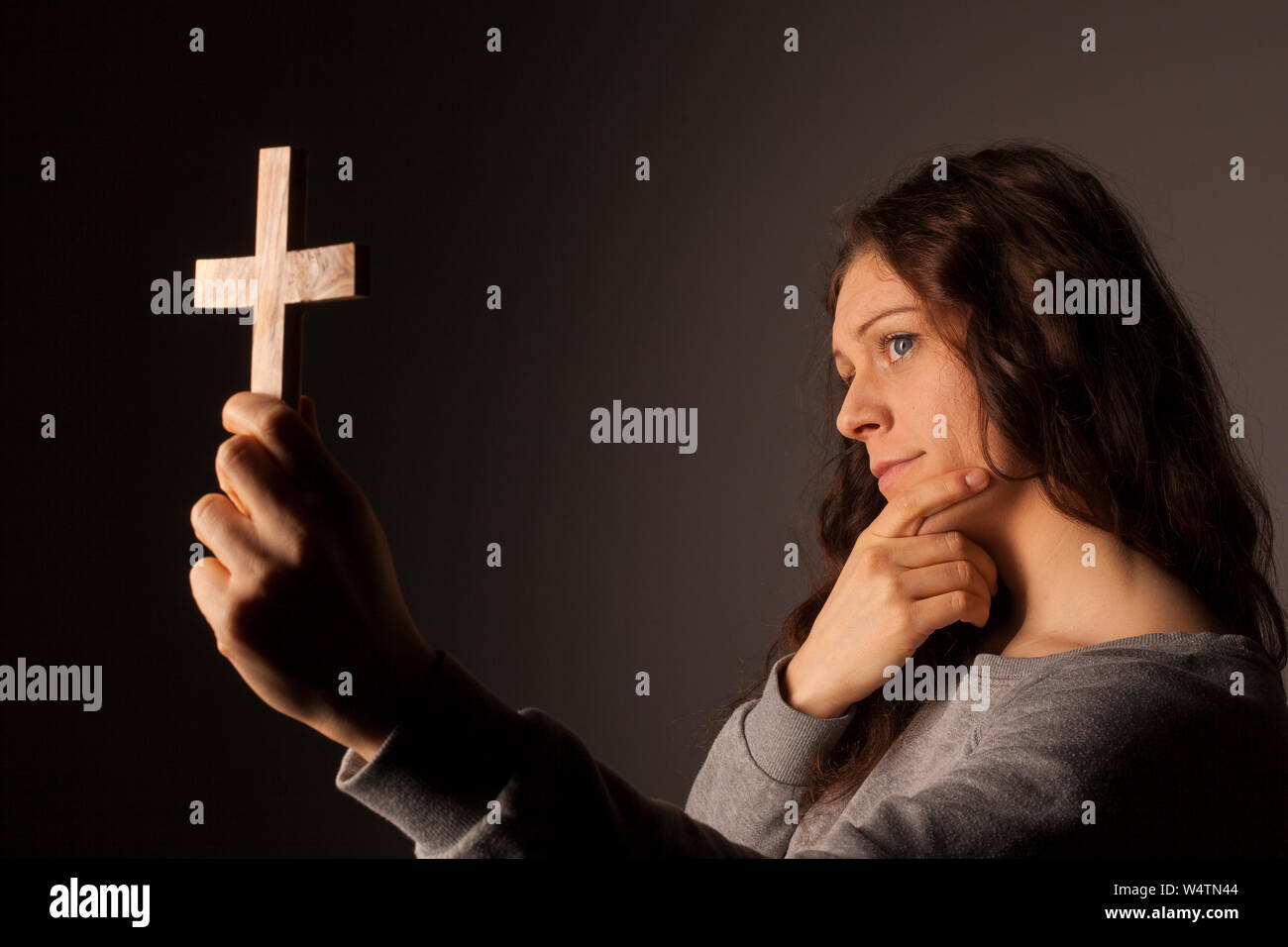 Does God exist? Stock Photo