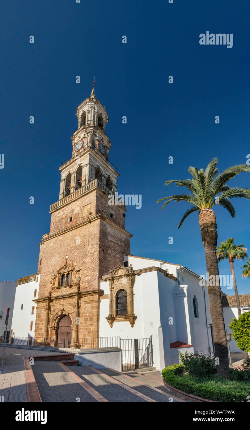 Iglesia de Santa María in Constantina, Sevilla province, Andalusia, Spain Stock Photo
