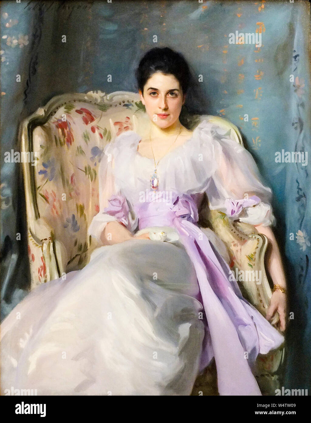 John Singer Sargent, Lady Agnew of Lochnaw, (1865-1932), portrait painting, 1892 Stock Photo