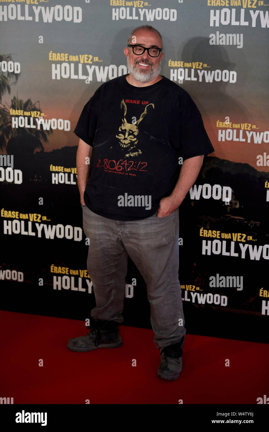 Alex De La Iglesia Attends To Erase Una Vez En Hollywood Once Upon A Time In Hollywood Film Premiere At Dore Cinema In Madrid Spain Stock Photo Alamy Alex De La Iglesia Attends To Erase Una Vez En Hollywood Once Upon A Time In Hollywood Film Premiere At Dore Cinema In Madrid Spain Stock Photo Alamy