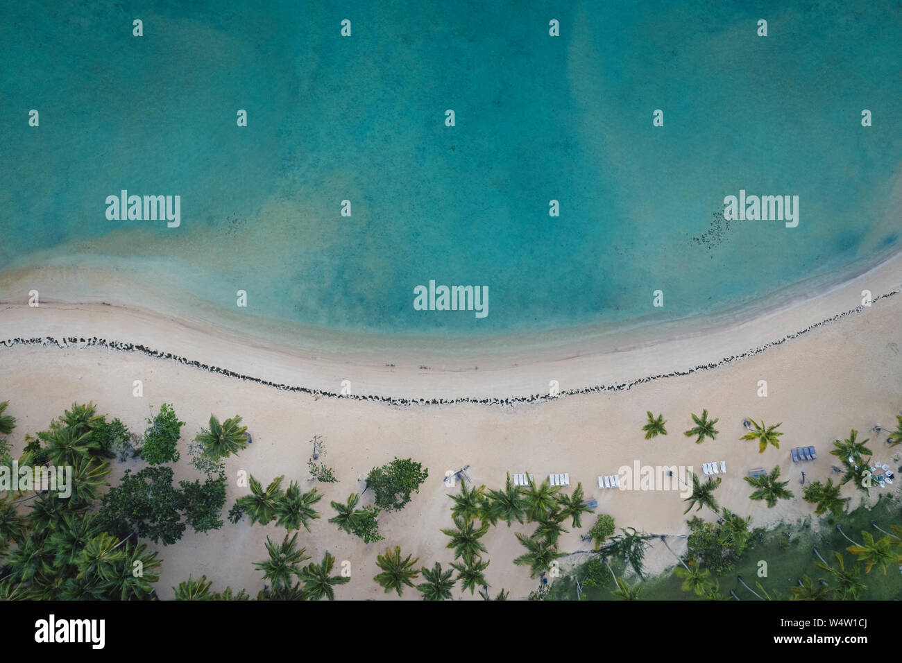 Drone shot caribbean paradise beach hi-res stock photography and images ...