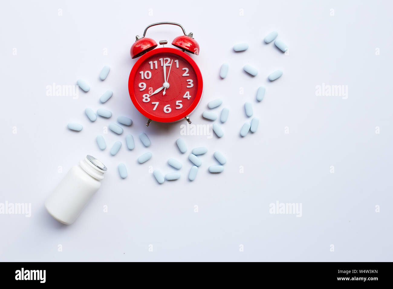 Prevention Clock Red alarm clock ring with