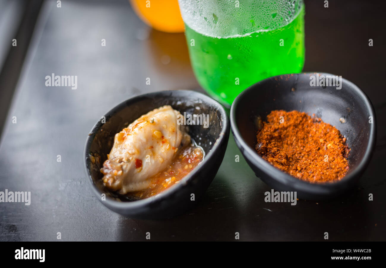Boiled chicken and chili powder in sichuan pepper shabu Stock Photo Alamy