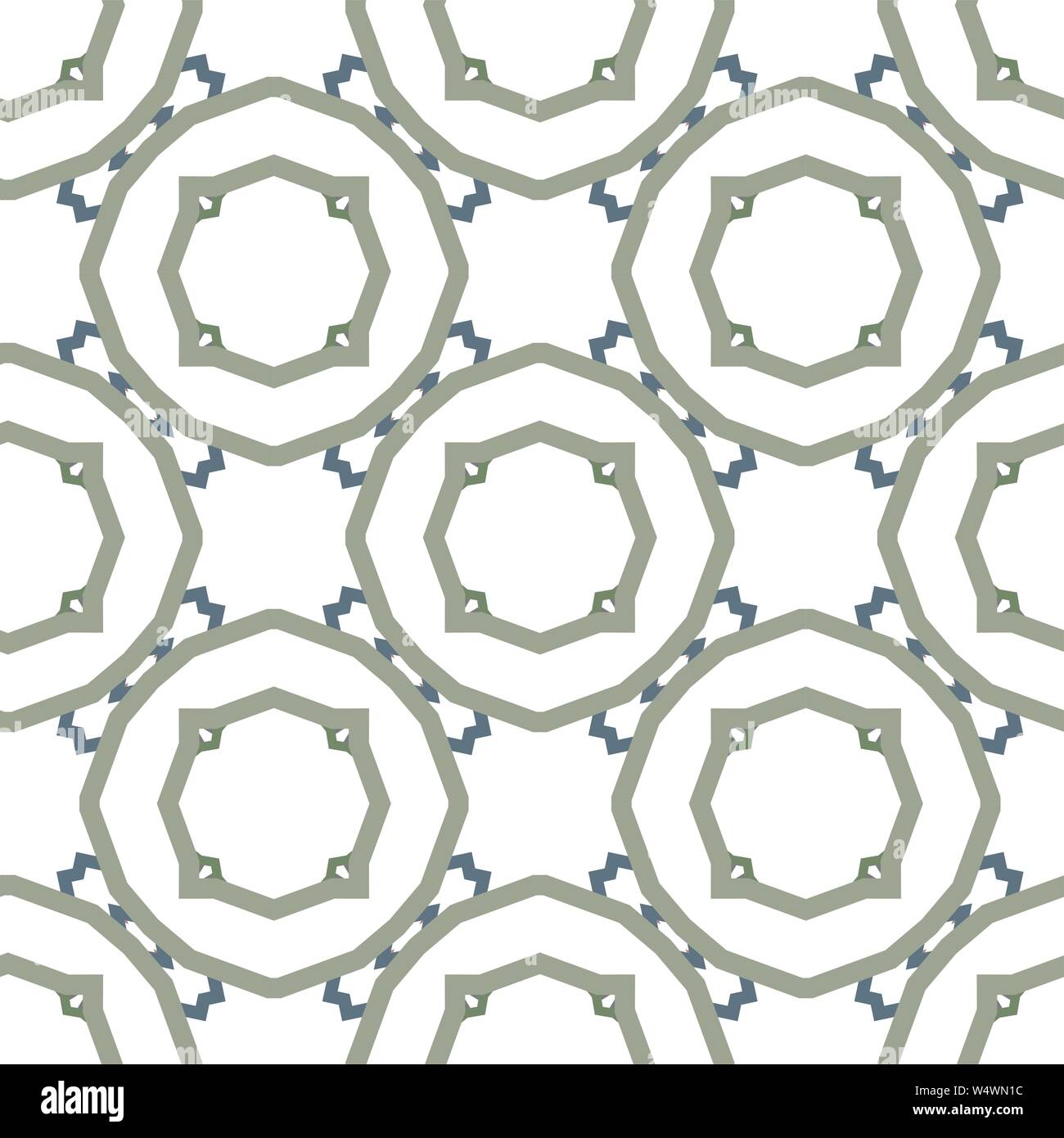 Seamless vector pattern in geometric ornamental style Stock Vector ...