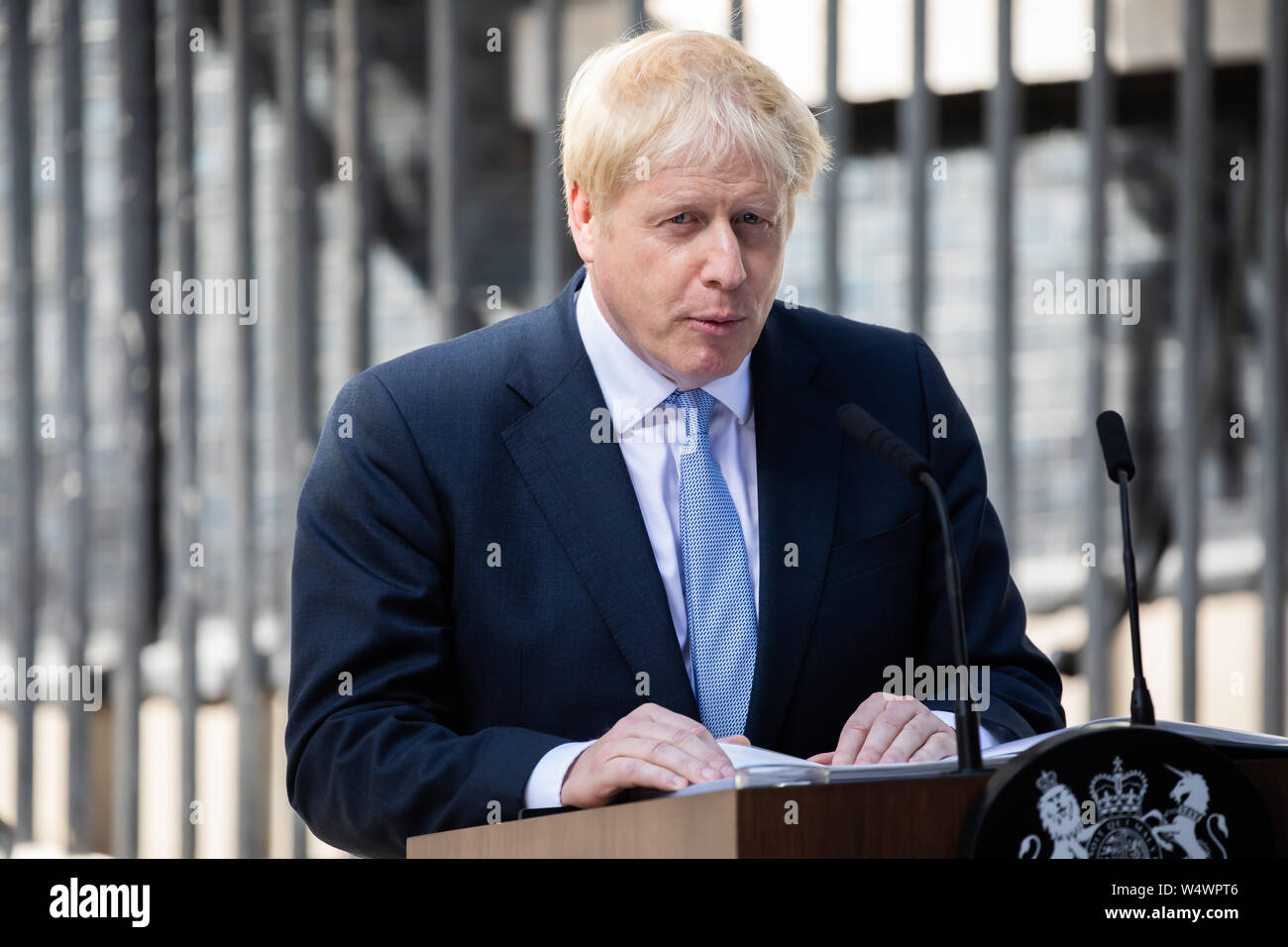 London,UK,24th July 2019,Britain’s new Prime Minister Boris Johnson ...