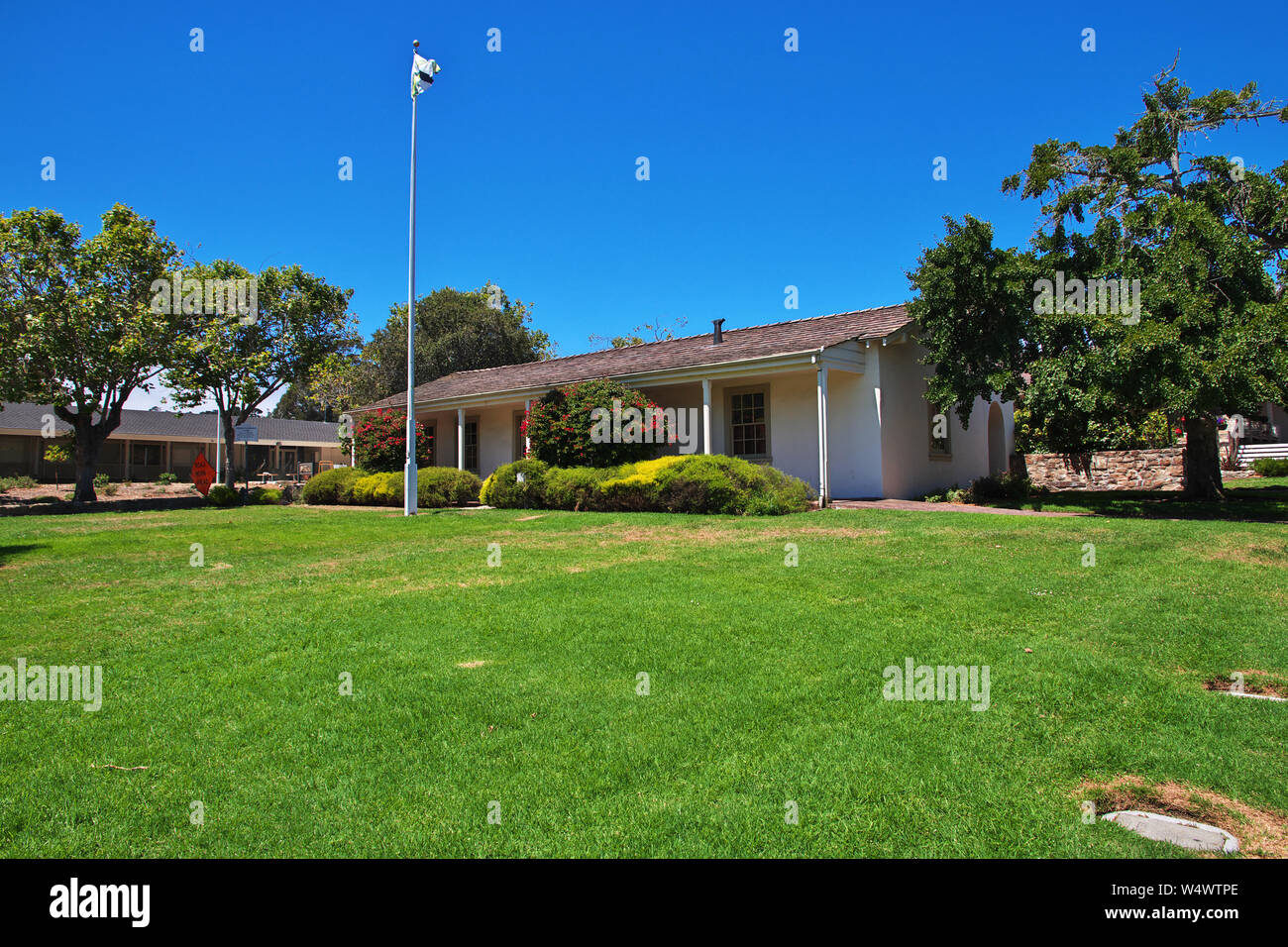 town hall in Monterey city on california Stock Photo Alamy