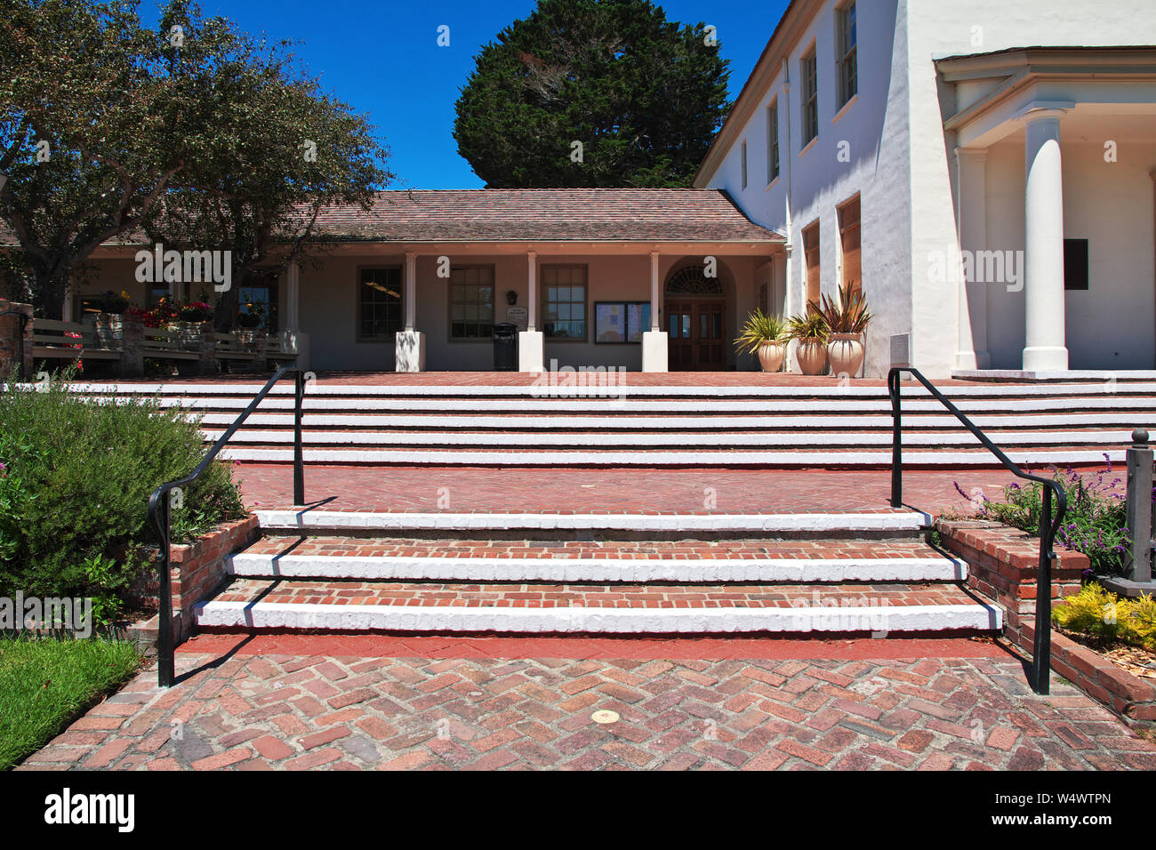 town hall in Monterey city on california Stock Photo Alamy