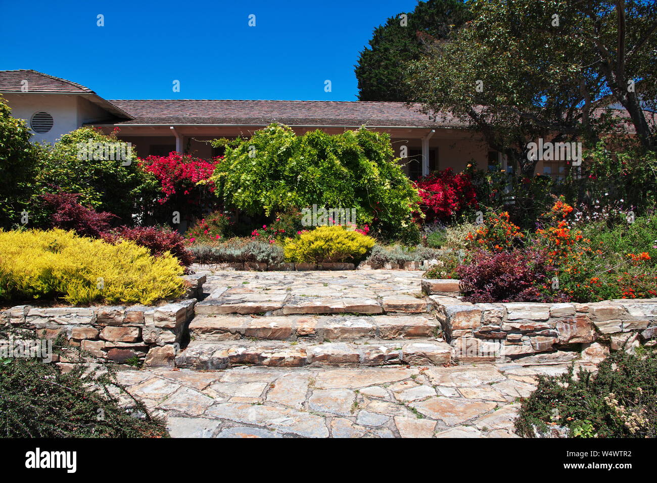 town hall in Monterey city on california Stock Photo Alamy