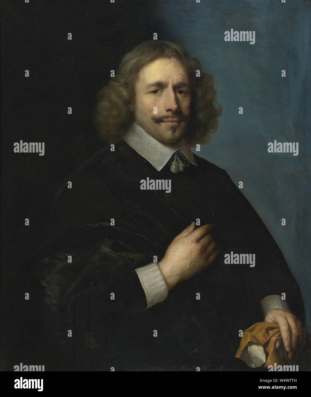 Cornelis Janssens van Ceulen Portrait of a Man Stock Photo Alamy