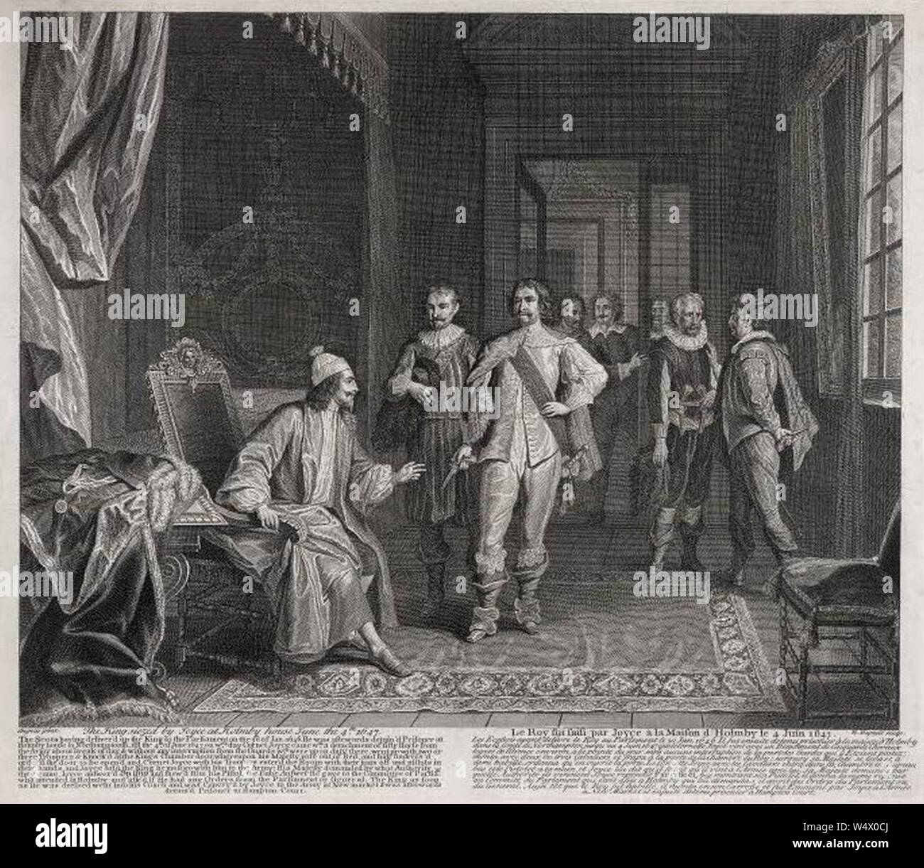 Joyce arresting Charles I Stock Photo Alamy
