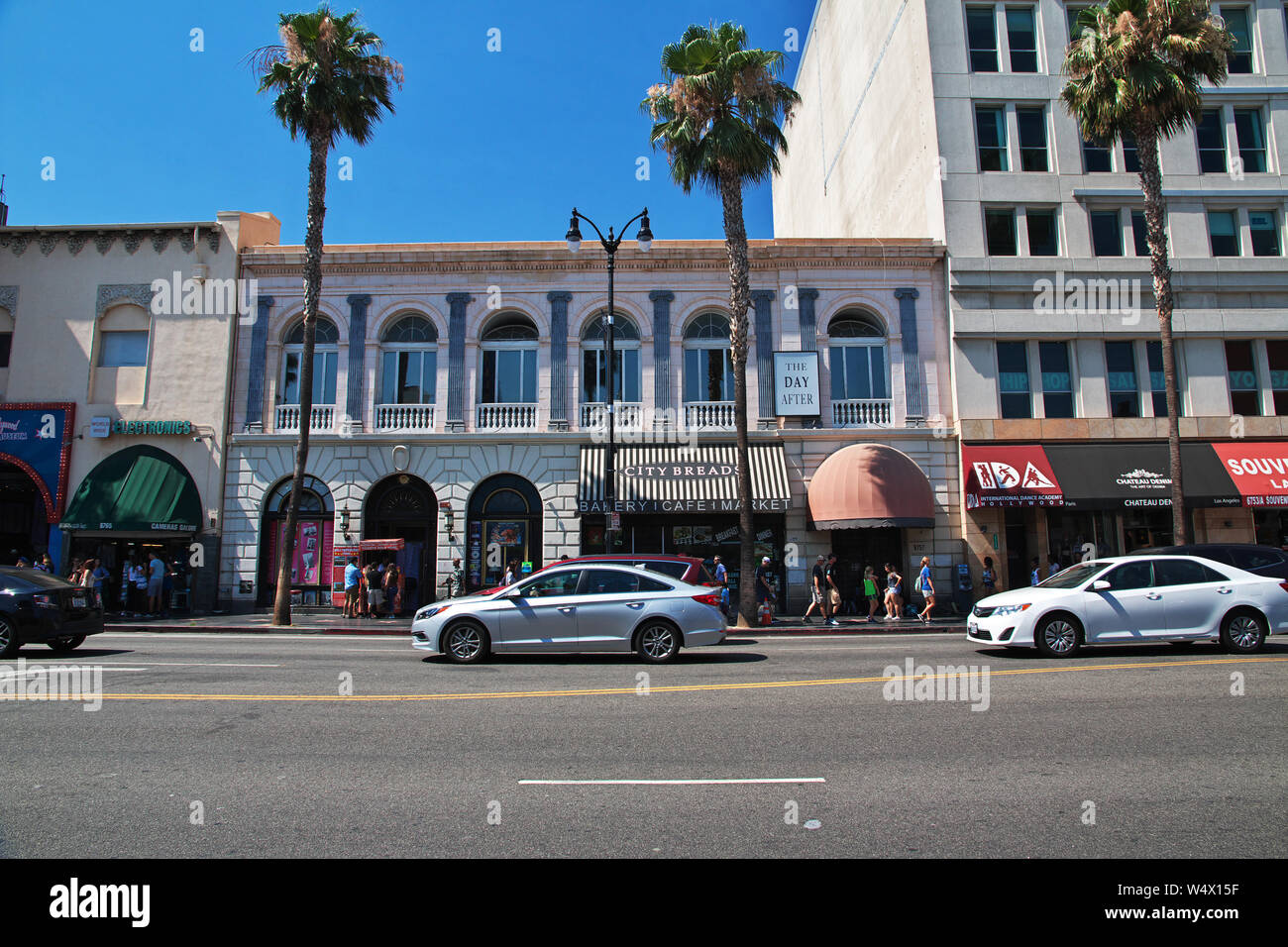 Alley of stars in Hollywood, Los Angeles, California, USA Stock Photo