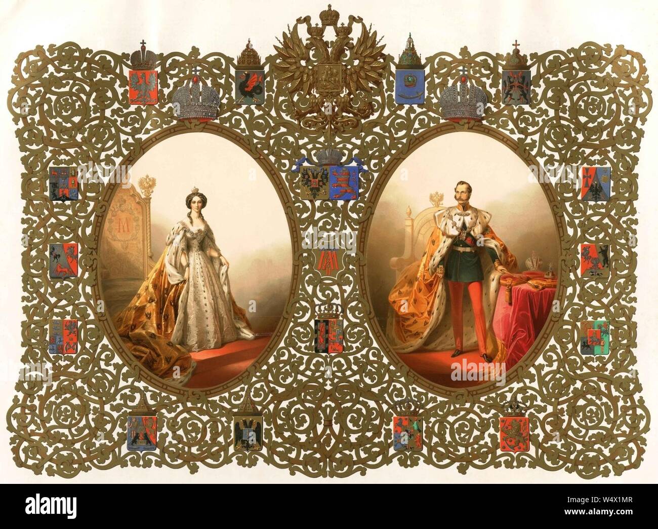Coronation portraits hi-res stock photography and images - Alamy