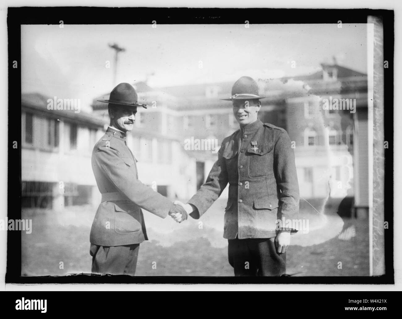 Corp. Newell B. Davis awarded the Cross of Honor at Walter Reed Stock ...