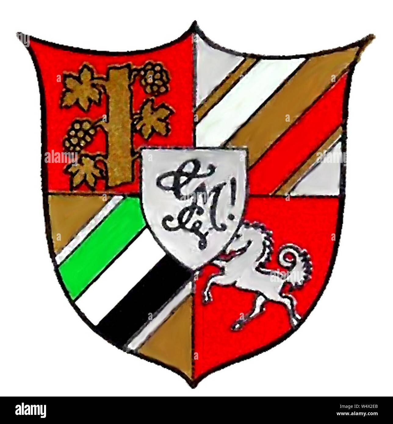 Corps MakariaGuestphalia (Wappen Stock Photo Alamy