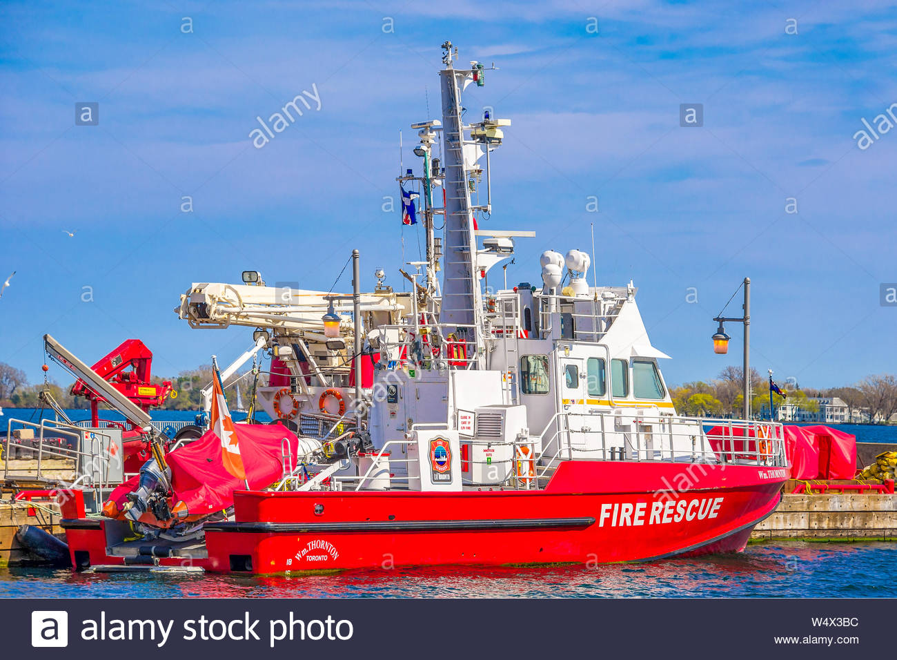 Fire Boat Ontario Toronto Fire Department the Wm Lyon MacKenzie Fireboat Canada