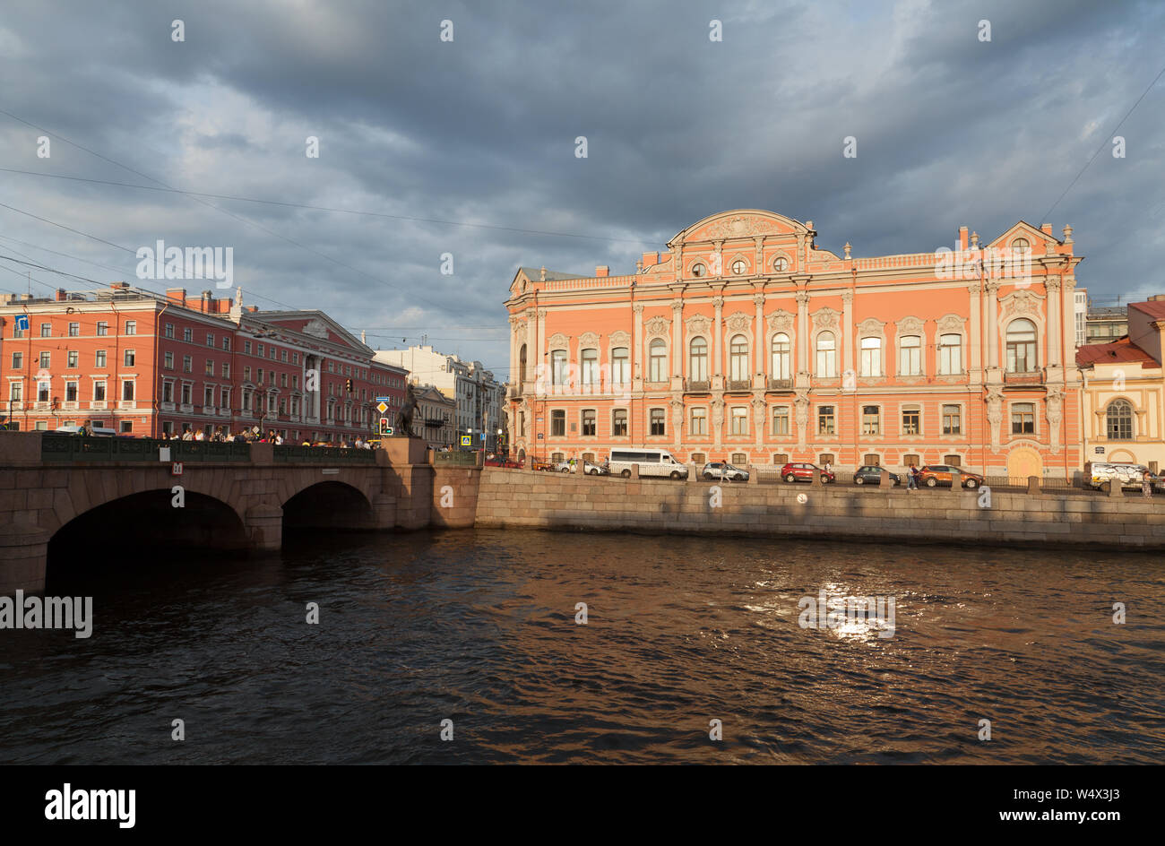 Beloselsky-Belozersky Palace, Saint Petersburg, Russia. Stock Photo