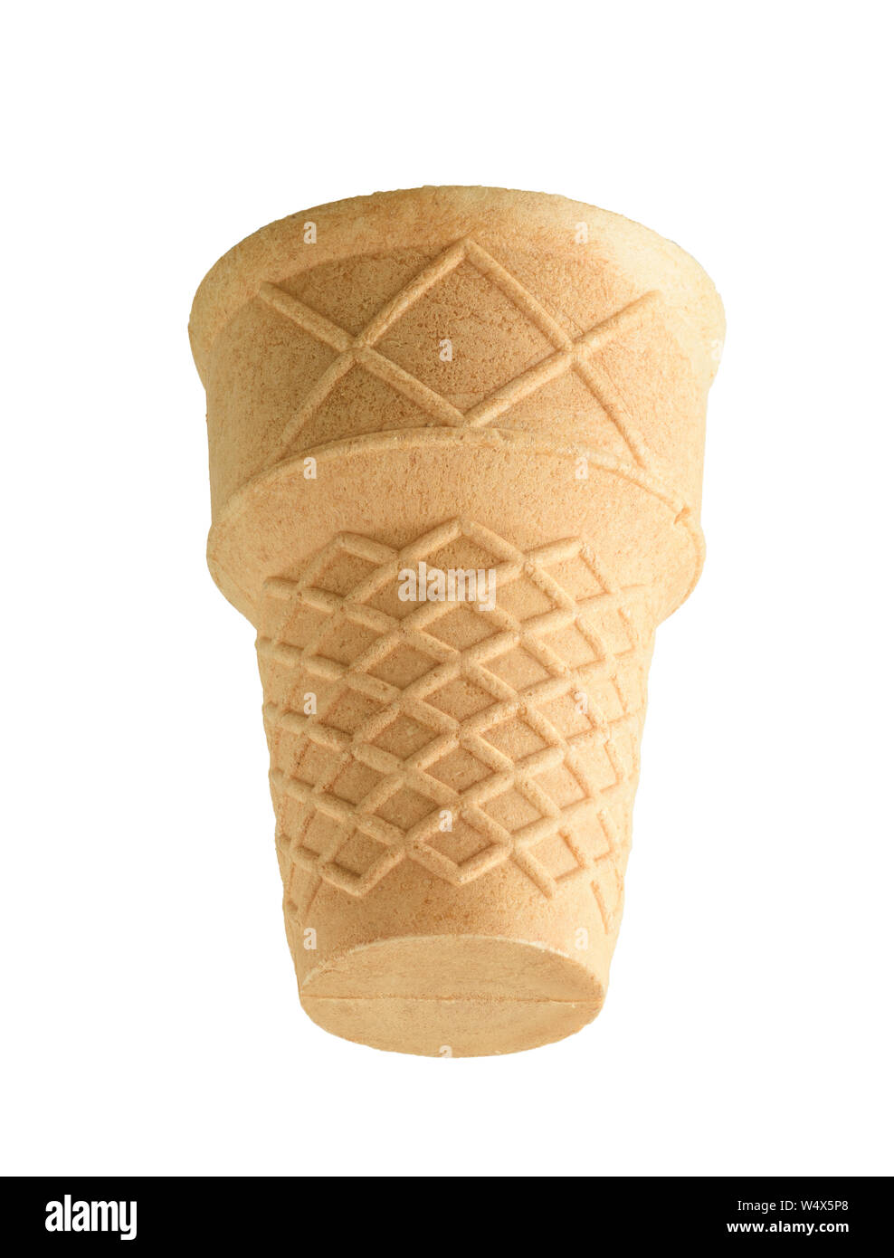 ice cream cone isolated on white background Stock Photo - Alamy