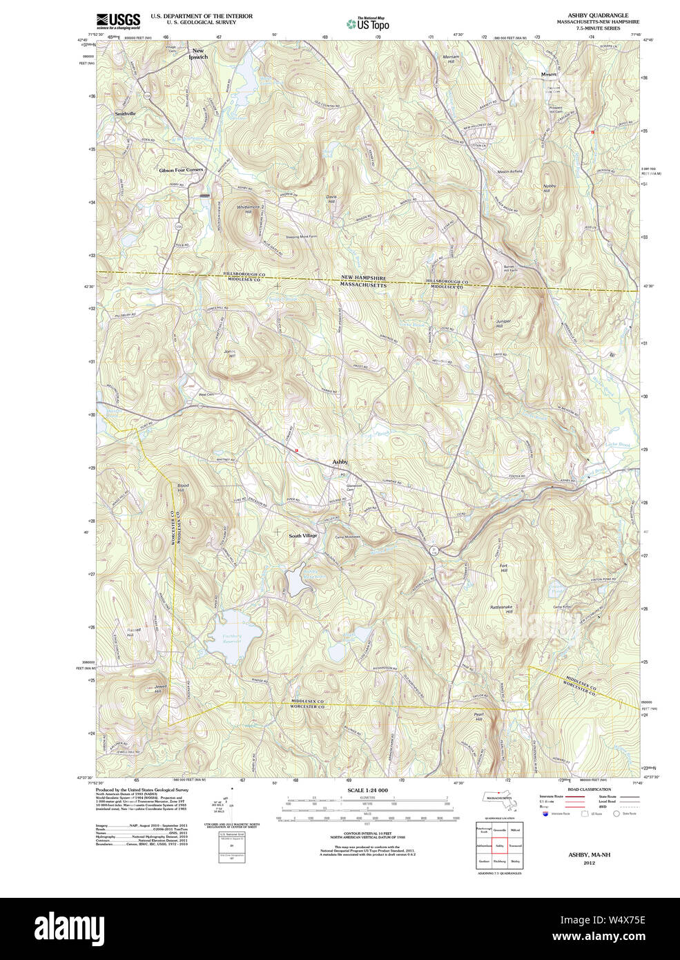 Map of ashby Cut Out Stock Images & Pictures Alamy