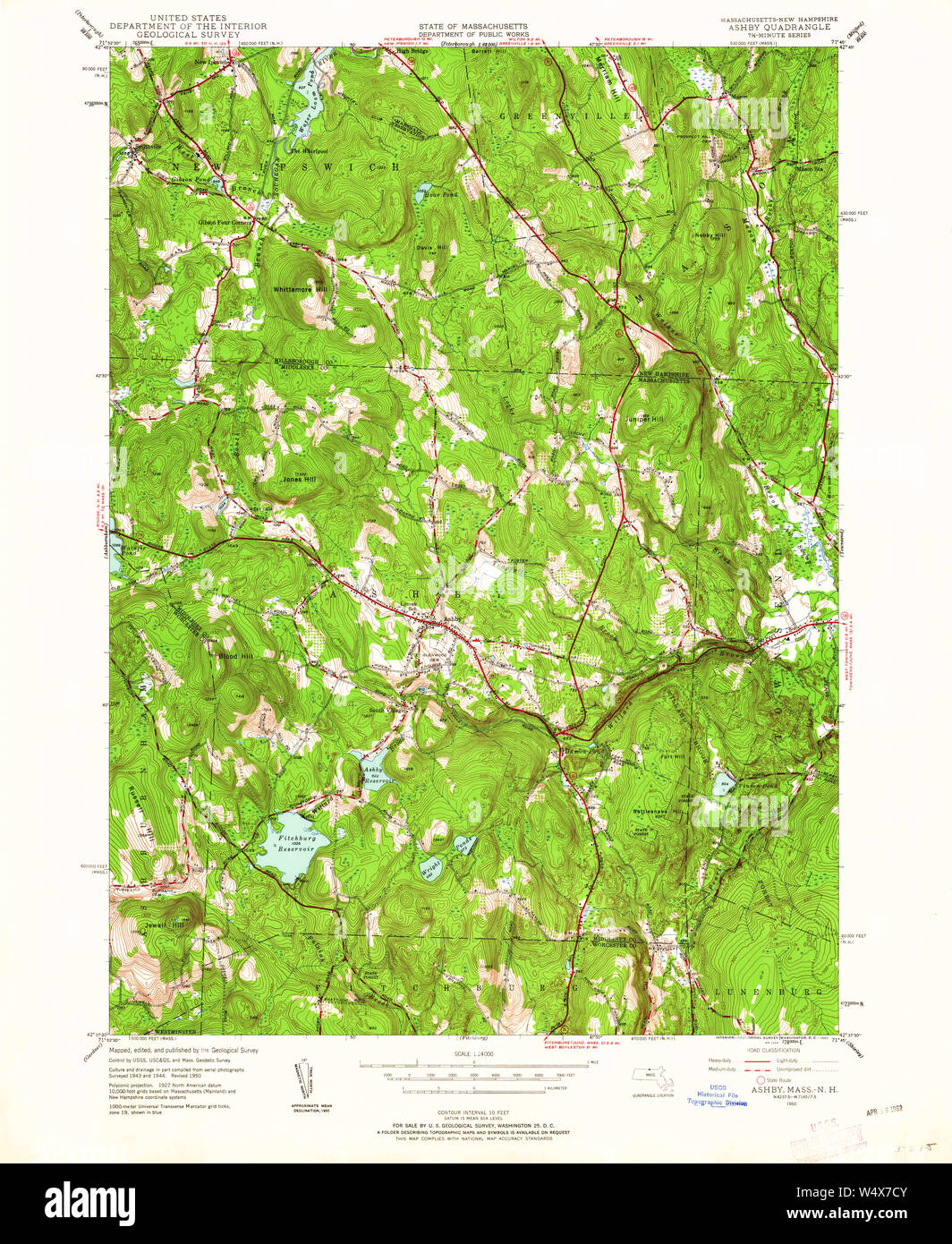 Map of ashby hires stock photography and images Alamy