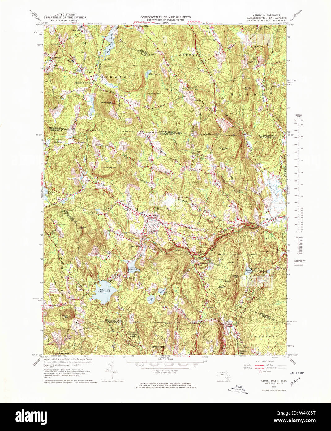 Map of ashby hires stock photography and images Alamy