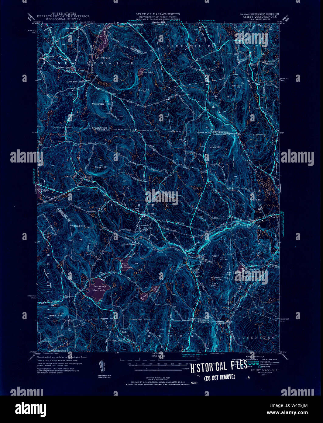 Map of ashby hires stock photography and images Alamy