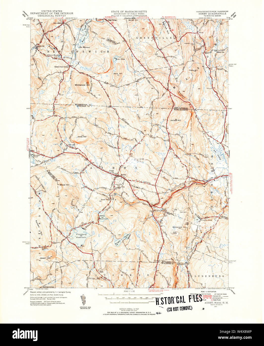 Map of ashby hires stock photography and images Alamy