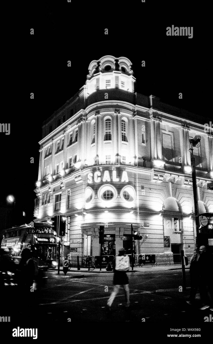 Scala, a former cinema turned nightclub and live music venue in Pentonville  Road, London, England, near King's Cross railway station Stock Photo - Alamy