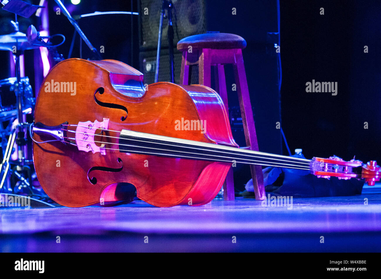 A double bass Stock Photo