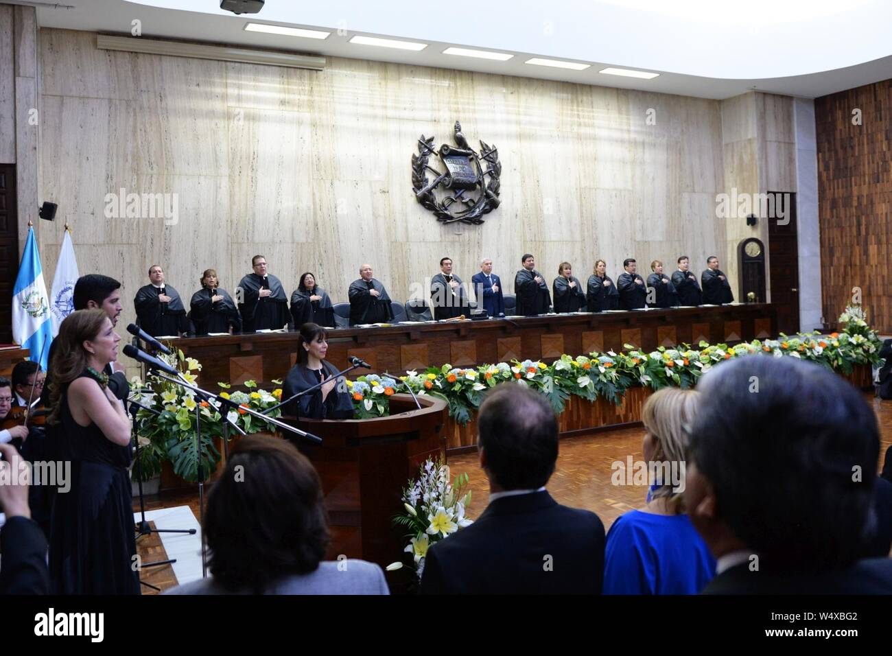 Corte Suprema de Justicia Guatemala. Stock Photo