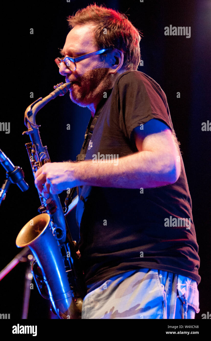 John Zorn, jazz saxophonist Stock Photo Alamy