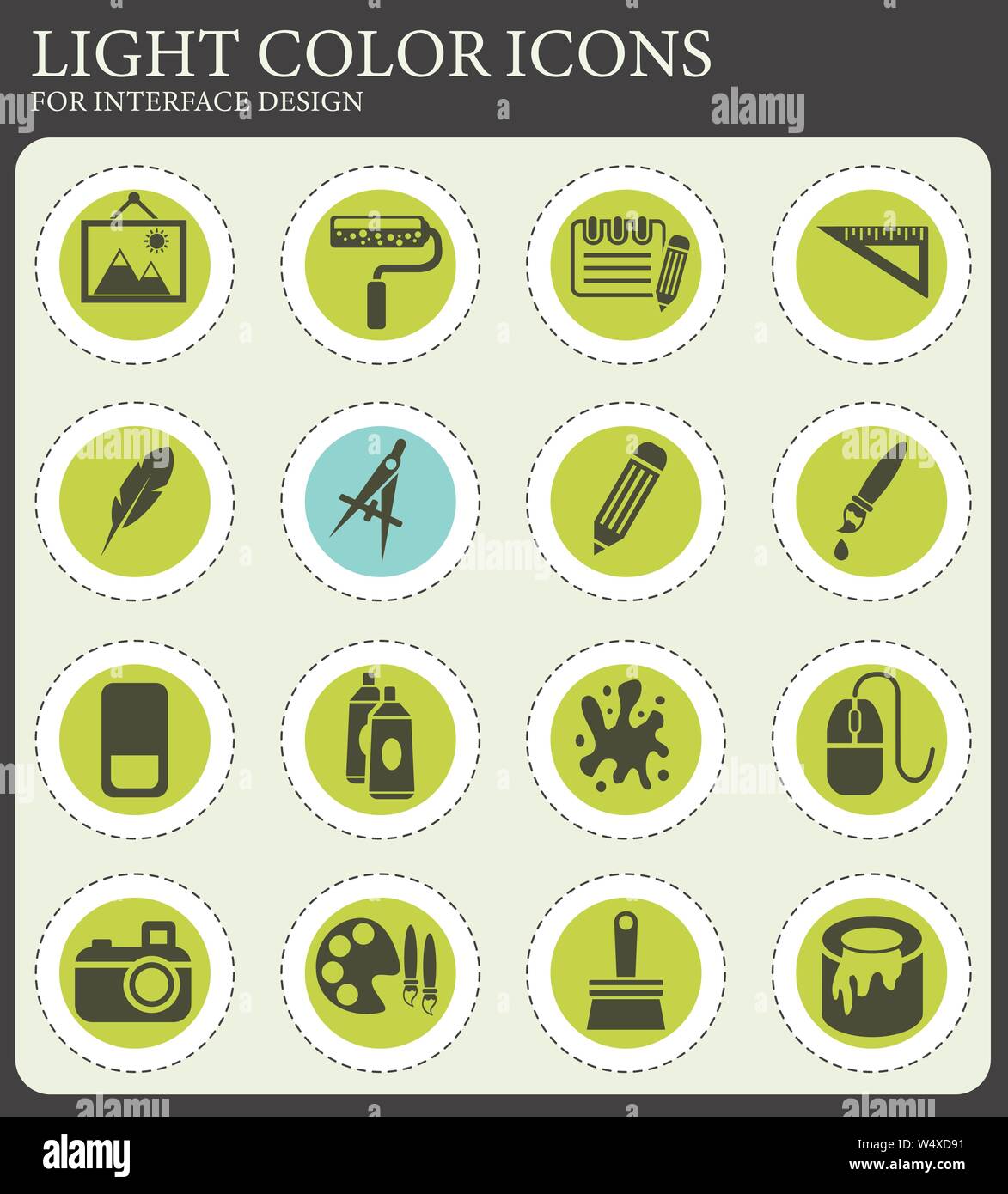 art tools web icons for user interface design Stock Vector Image & Art ...