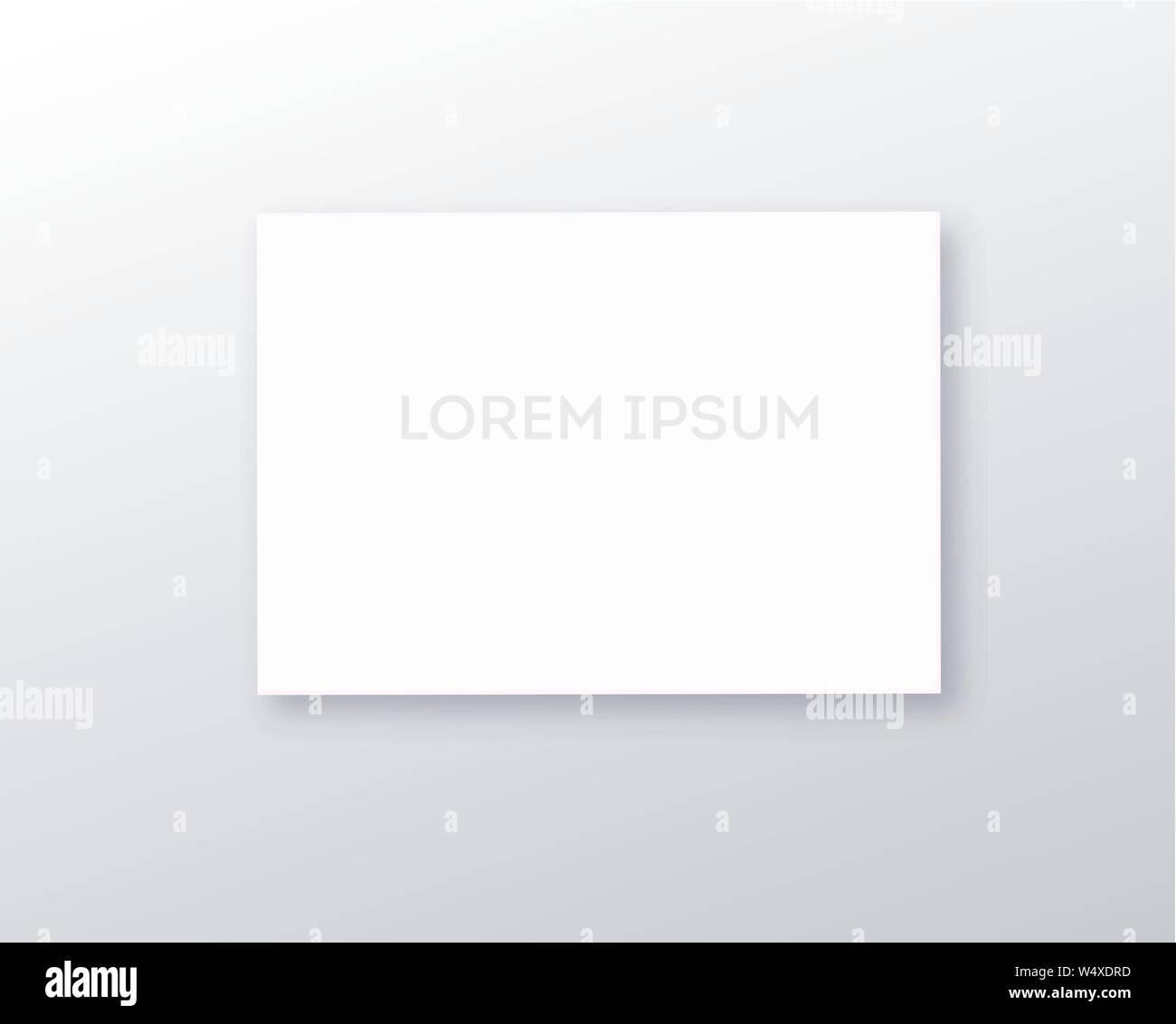 A3, A4 vertical blank picture frame for photographs. Vector realisitc