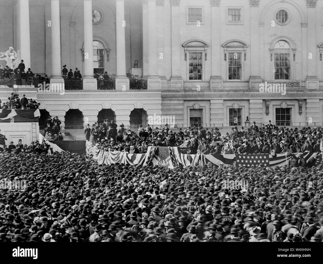President McKinley Making his Inaugural Address, U. S. Capitol