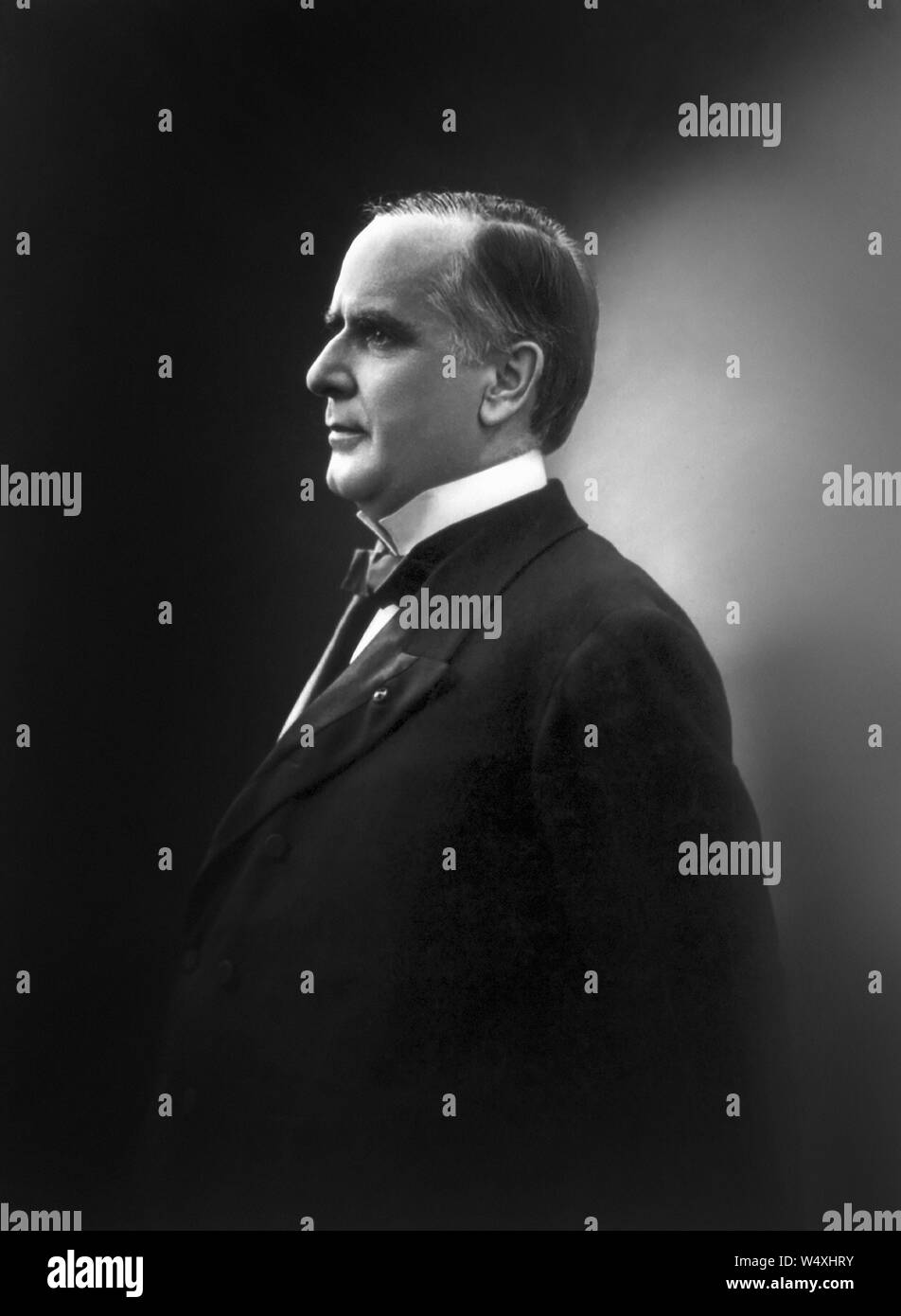 William McKinley (1843-1901), 25th President Of The United States 1897 ...