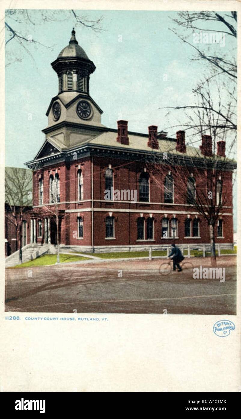 County Court House, Rutland, VT Stock Photo Alamy