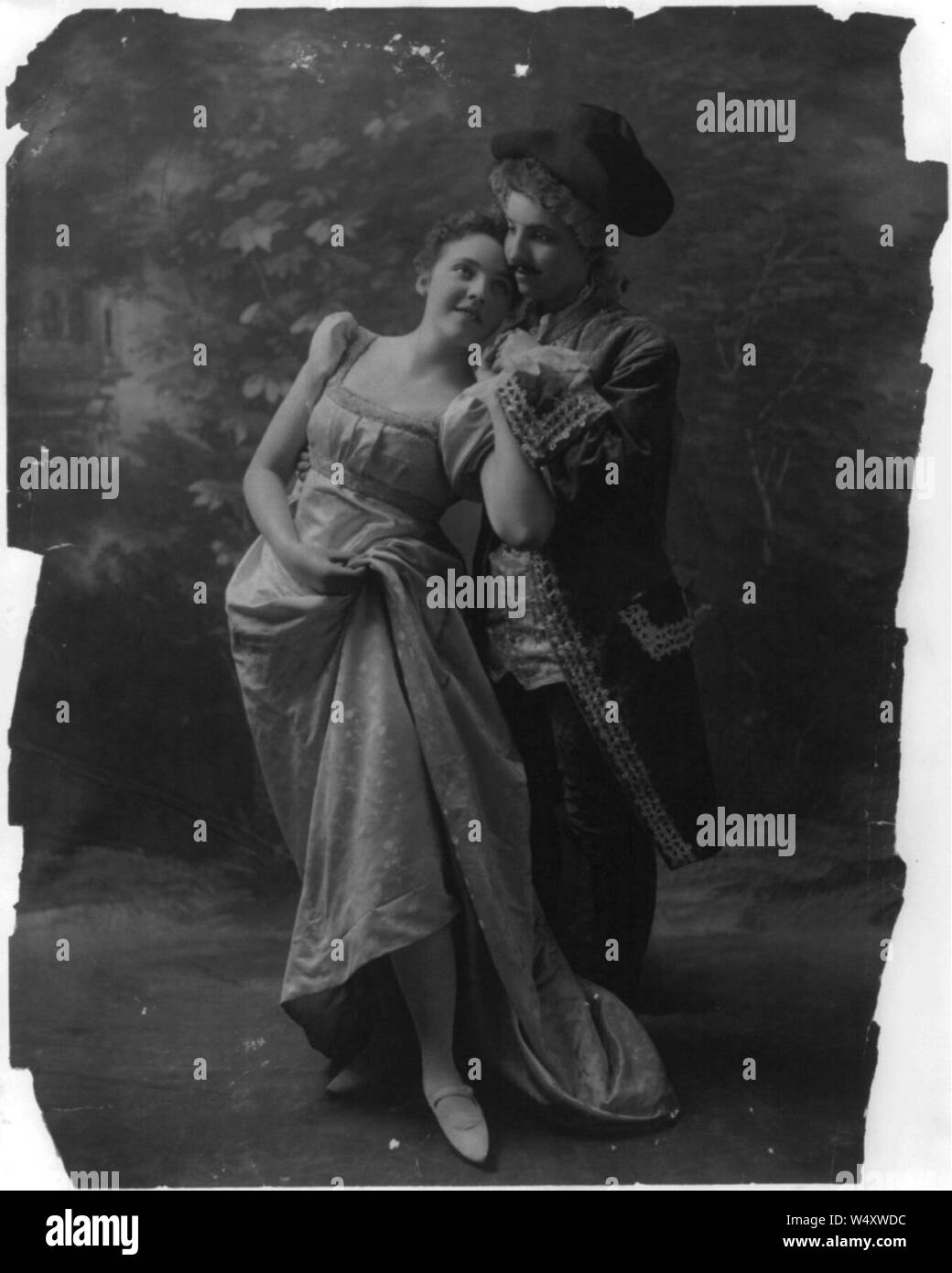 Couple in dance costumes Stock Photo Alamy