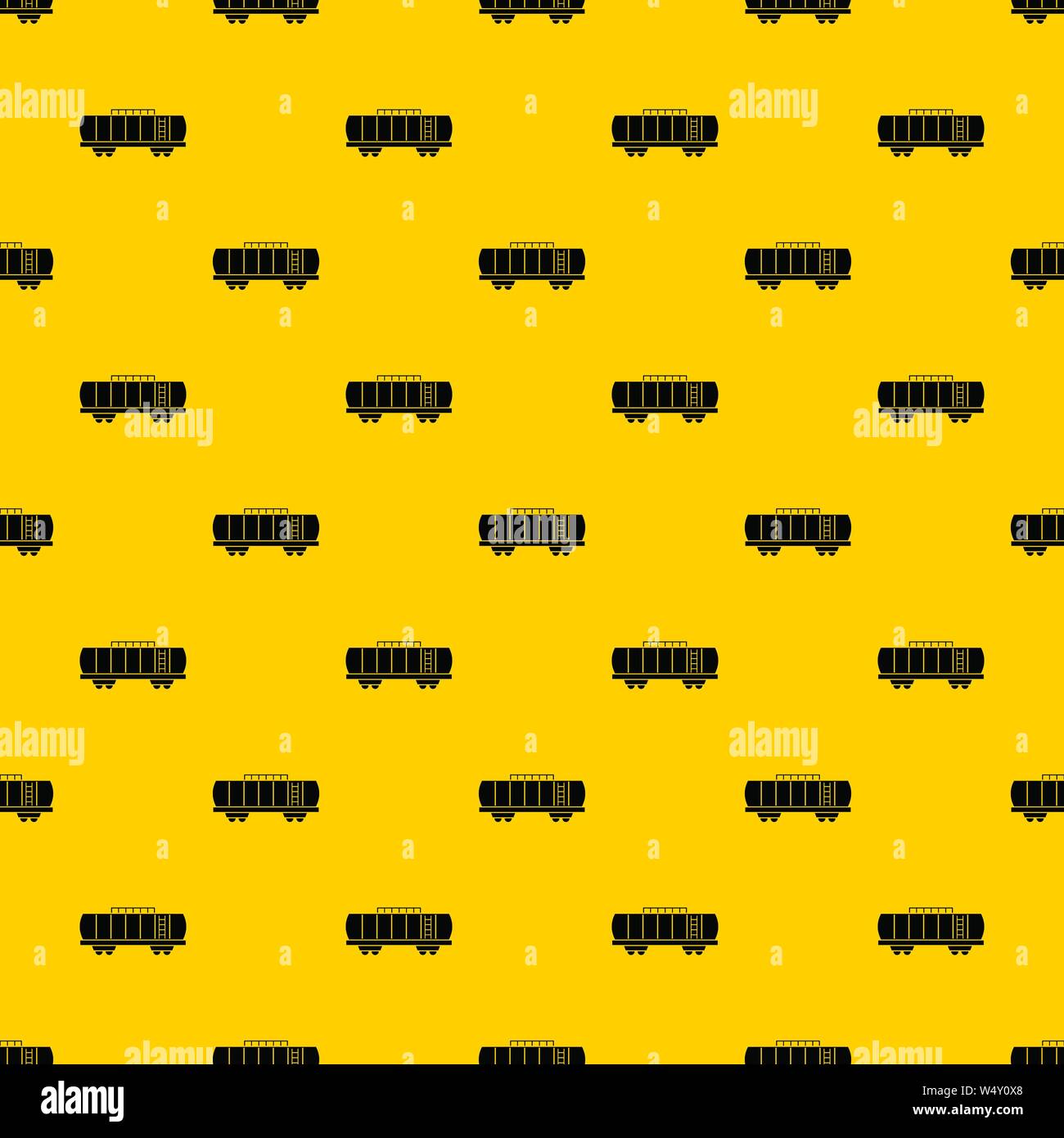 Oil railway tank pattern vector Stock Vector