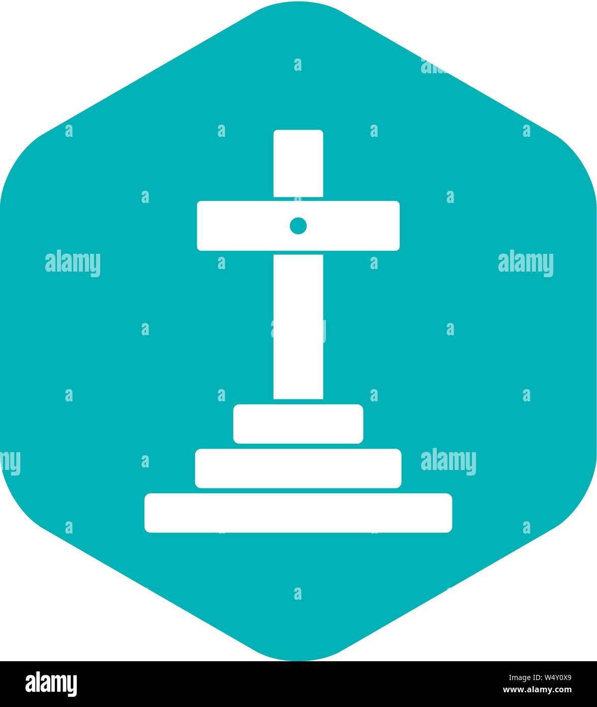 Grave icon, simple style Stock Vector Image & Art - Alamy