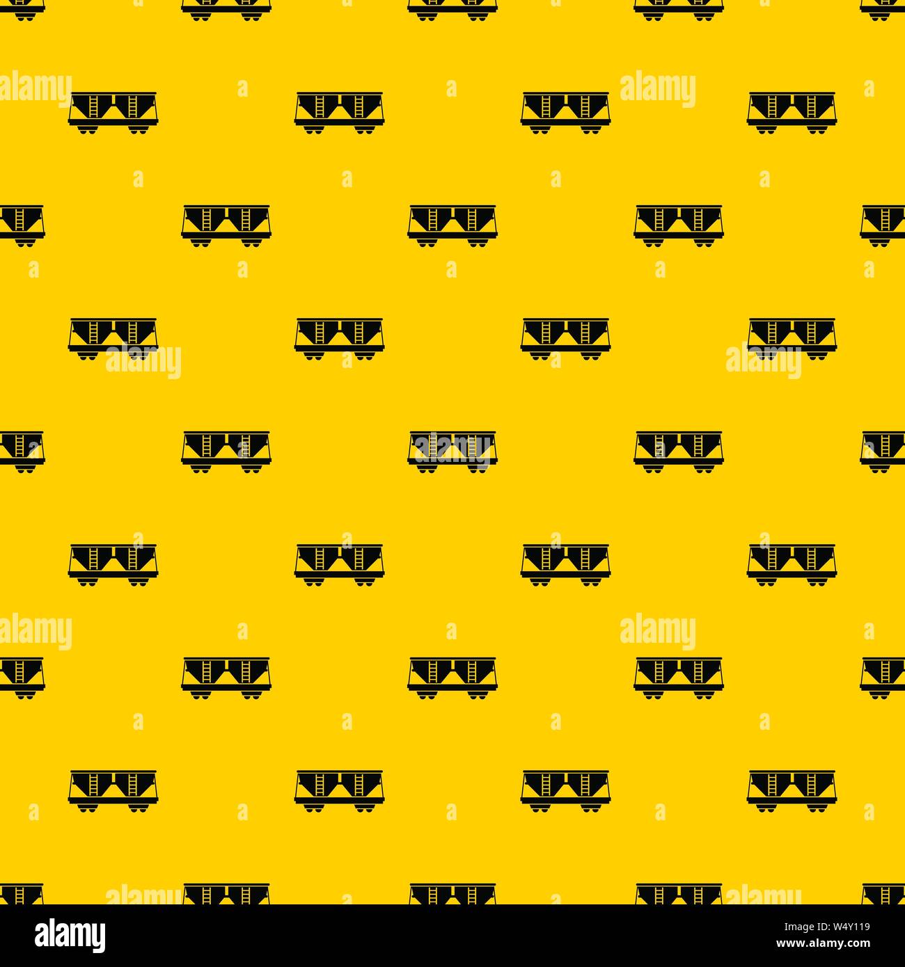 Freight railroad car pattern vector Stock Vector