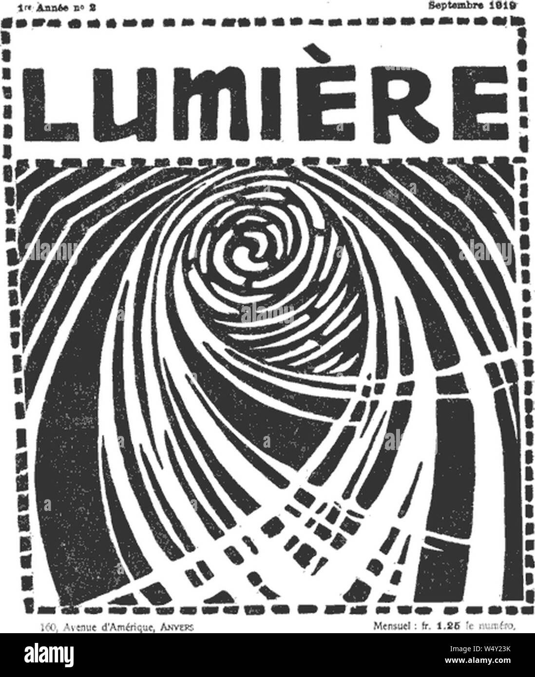 Cover of Lumière. Stock Photo