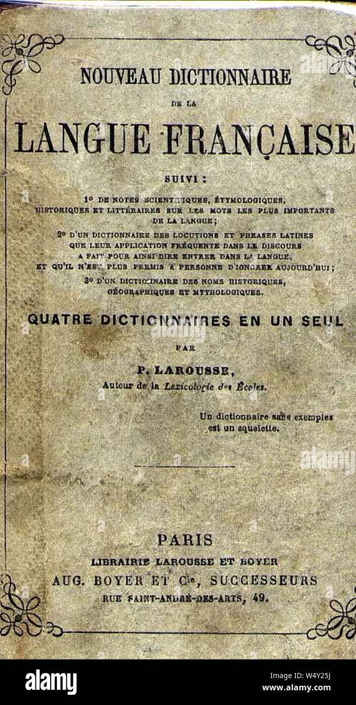 French dictionary larousse hires stock photography and images Alamy