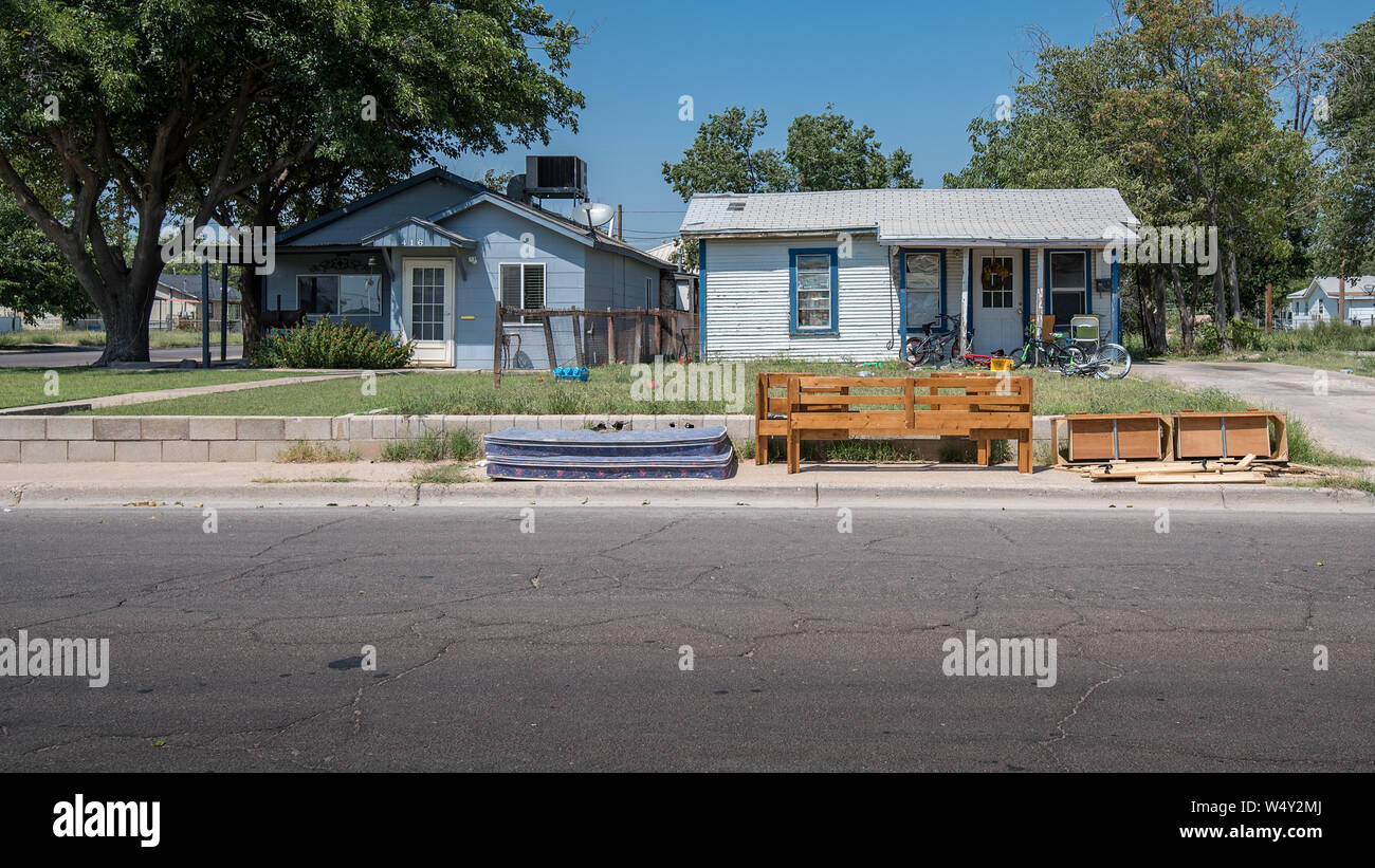 Depressed Housing in Hobbs, New Mexico, USA Stock Photo Alamy