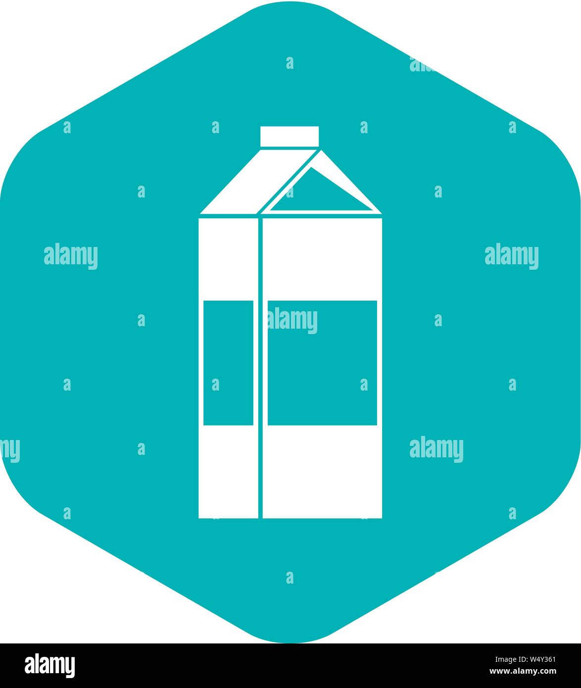 Milk icon, simple style Stock Vector Image & Art - Alamy