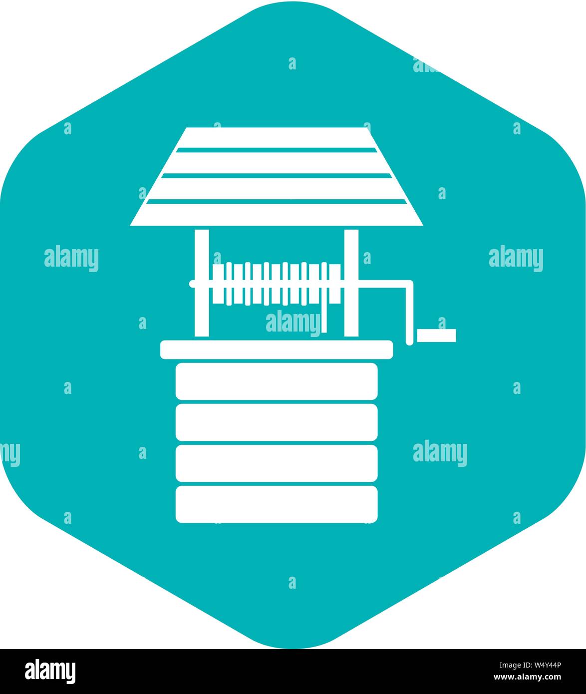 Water well icon, simple style Stock Vector Image & Art Alamy