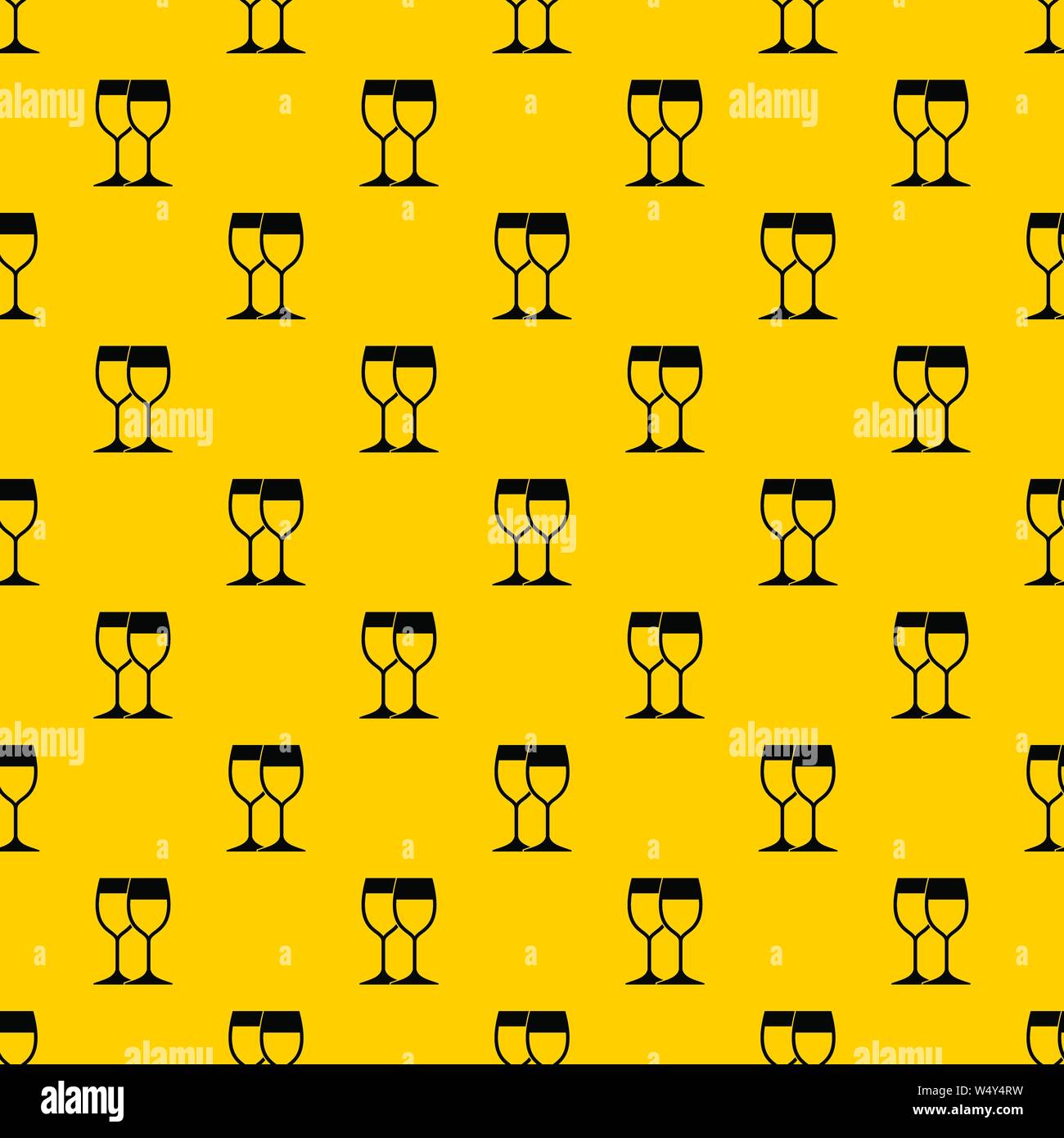 Wine glasses pattern vector Stock Vector Image & Art - Alamy