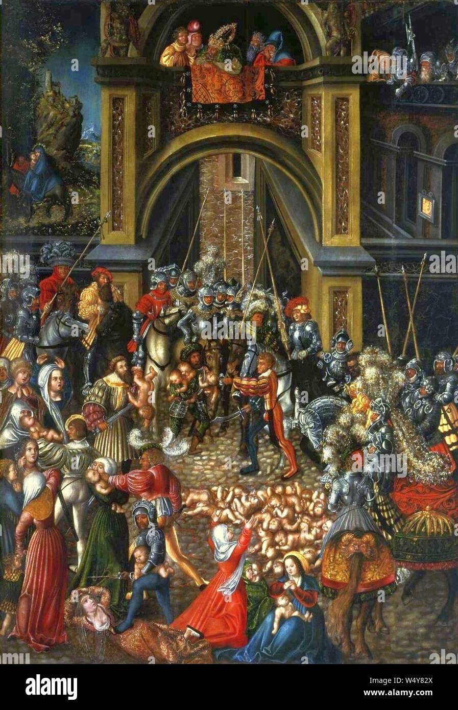 Cranach Massacre of the Innocents. Stock Photo