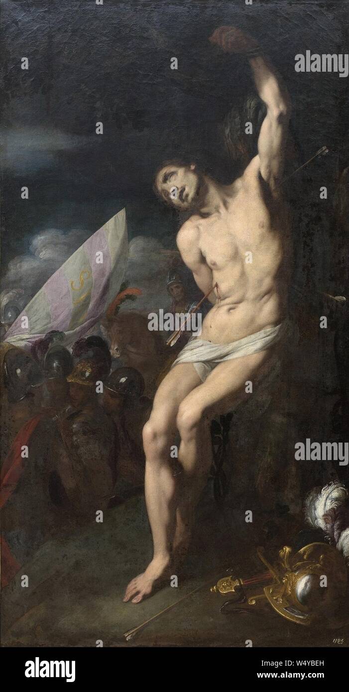 Crespi Daniele 1620 Le martyre de Saint Sébastien. Stock Photo