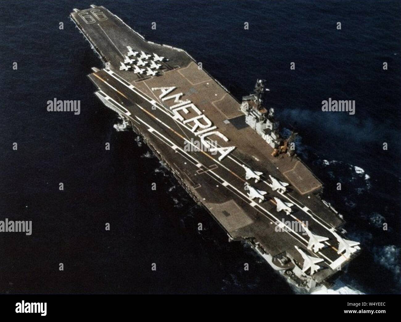 Aircraft Carrier. USS America CVA 66 Custom Personalized Photo US Navy Ships